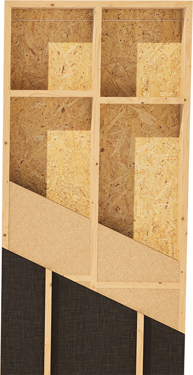 Right-hand wall panel